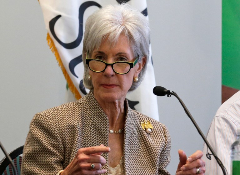 Secretary of Health and Human Services Kathleen Sebelius said 
