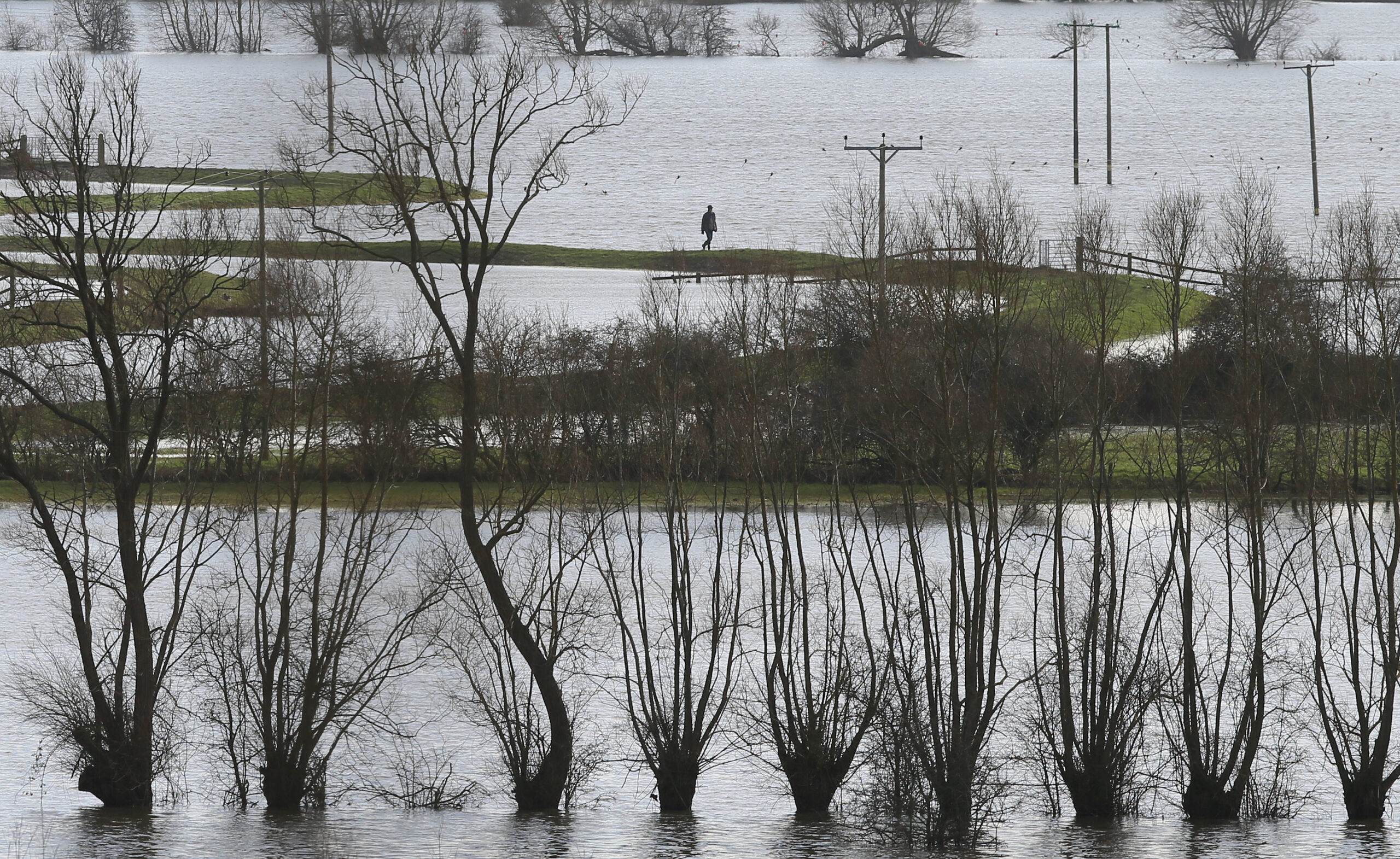 Flooded British villages ignite climate debate
