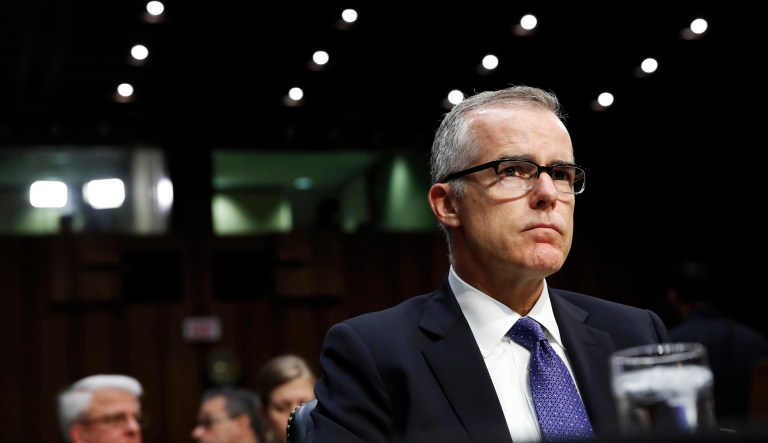 McCabe called being able to handle classified information responsibly 