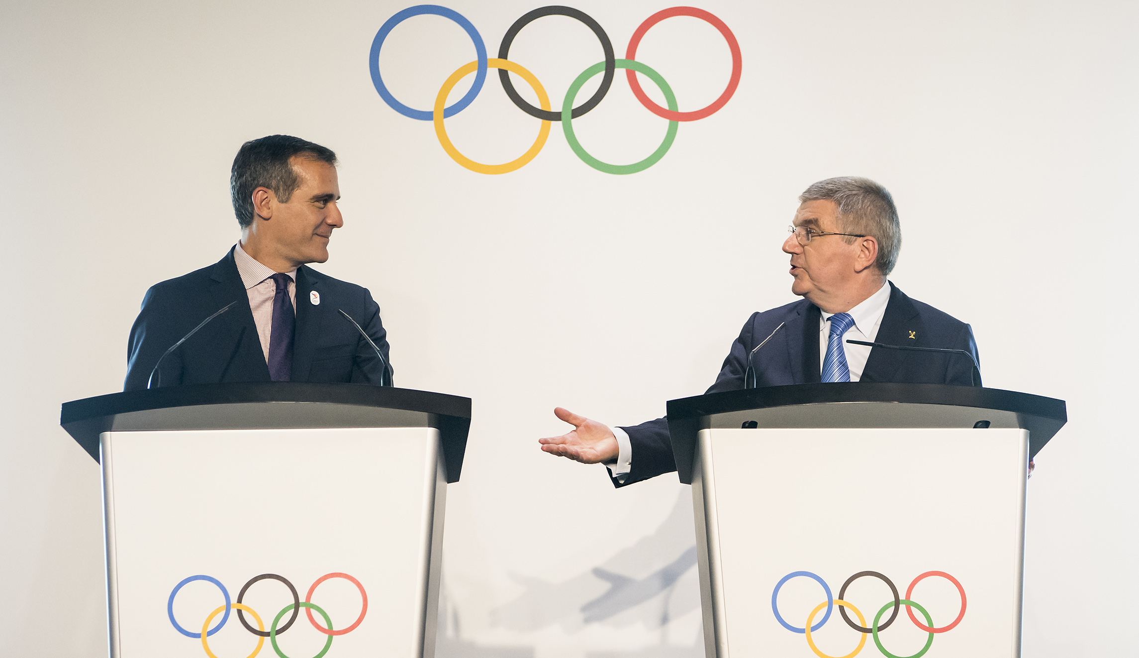 Trump says he’s ‘working hard to get the Olympics’ in Los Angeles