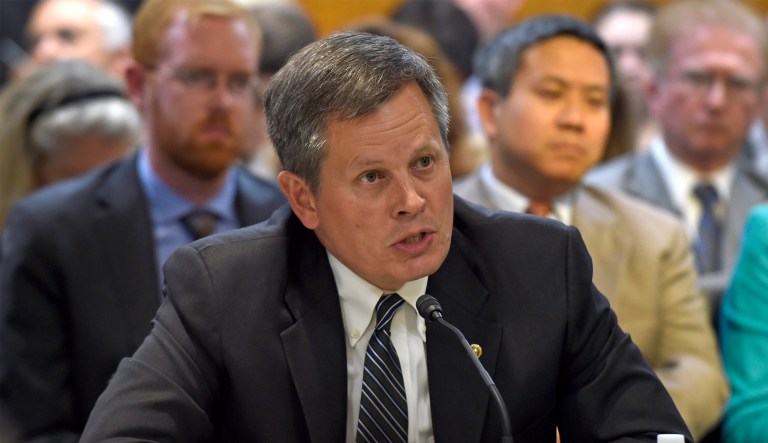 Sen. Steve Daines, R-Mont., who does not support single-payer, proposed the amendment as a way of cornering vulnerable Democrats seeking re-election to go on record for the progressive platform.