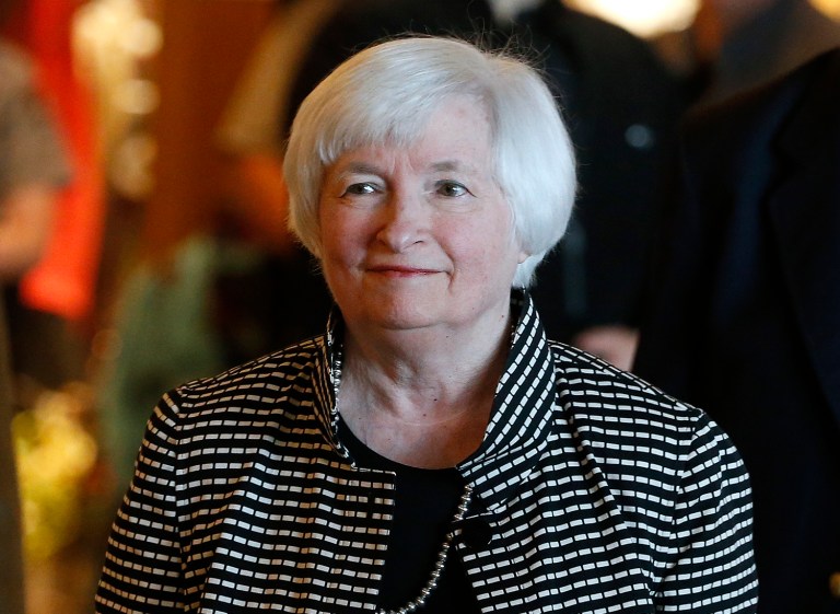 Federal Reserve Chairwoman Janet Yellen said the Federal Reserve is getting closer to raising interest rates and tightening the money supply. (AP Photo/Brennan Linsley)