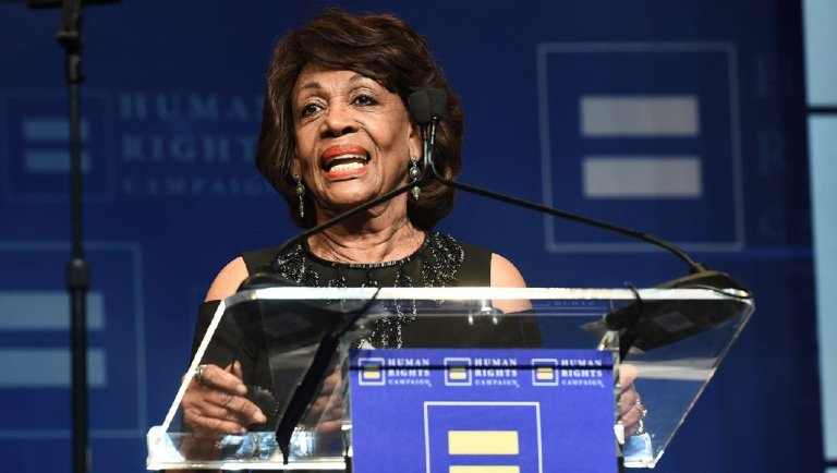 "This is not only typical of him, this is what this con man does. He diverts attention from himself by attacking others, but this business about Stormy is not going to go away," Rep. Maxine Waters said. (Photo by Dan Steinberg/Invision for Human Rights Campaign/AP Images)