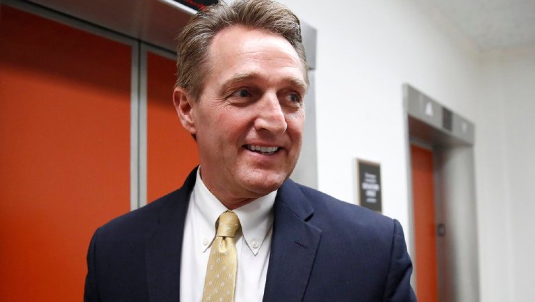 Sen. Jeff Flake, R-Ariz., announced late last year he would not be running for re-election in 2018. (AP Photo/Jacquelyn Martin)