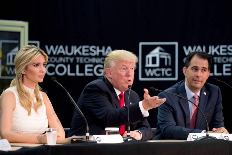 Taking steps to encourage more students to enroll in apprenticeship programs and blue collar training, as the White House appears to be doing, is a solution thatâs more practical than partisan. (AP Photo/Andrew Harnik)