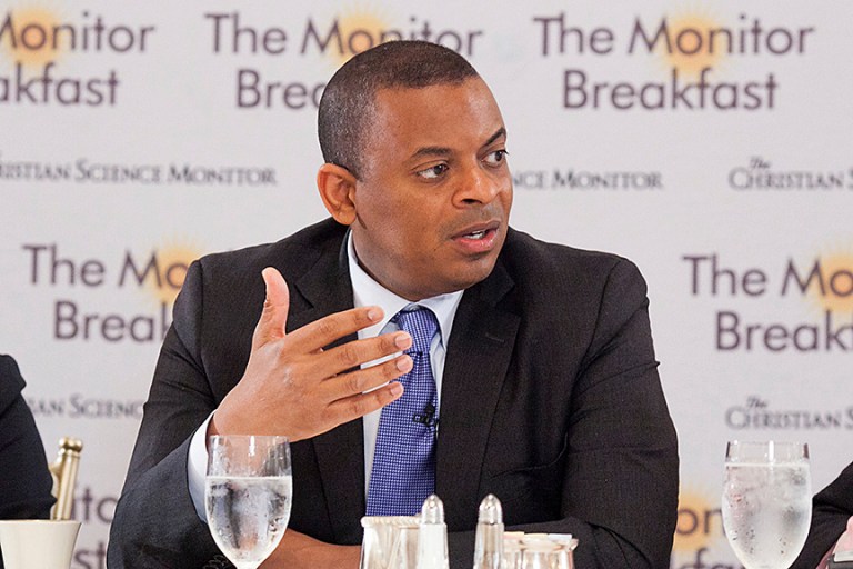 Transportation Secretary Anthony Foxx. Michael Bonfigli/The Christian Science Monitor