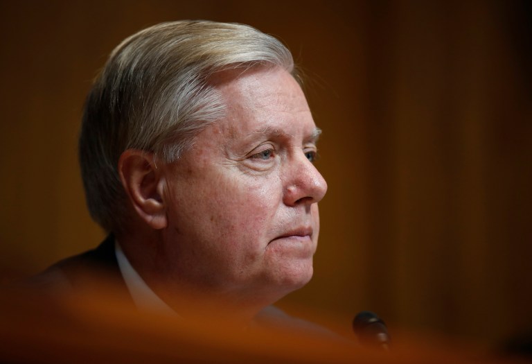 The Republican also knocked Trump's border wall with Mexico. (AP Photo/Manuel Balce Ceneta)