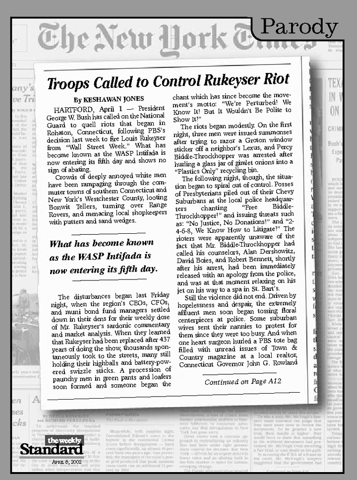 The Rukeyser Riots