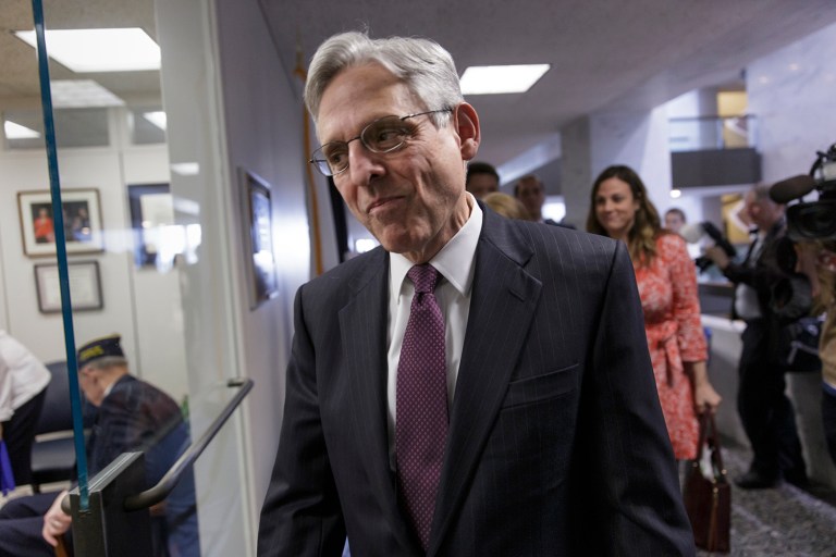 Fifty-two percent of registered voters said the Senate should vote on the nomination of Merrick Garland, who Obama nominated last month. (AP Photo/J. Scott Applewhite)