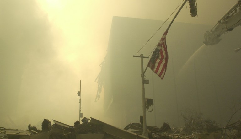 September 11th is a constant reminder that you can be a proud American while being a Muslim. (AP Photo/Mark Lennihan)