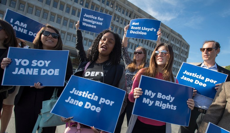 Senate Democrats asked the Trump administration about its practices on abortion and contraception regarding minors who are in the country illegally. (AP Photo/J. Scott Applewhite)