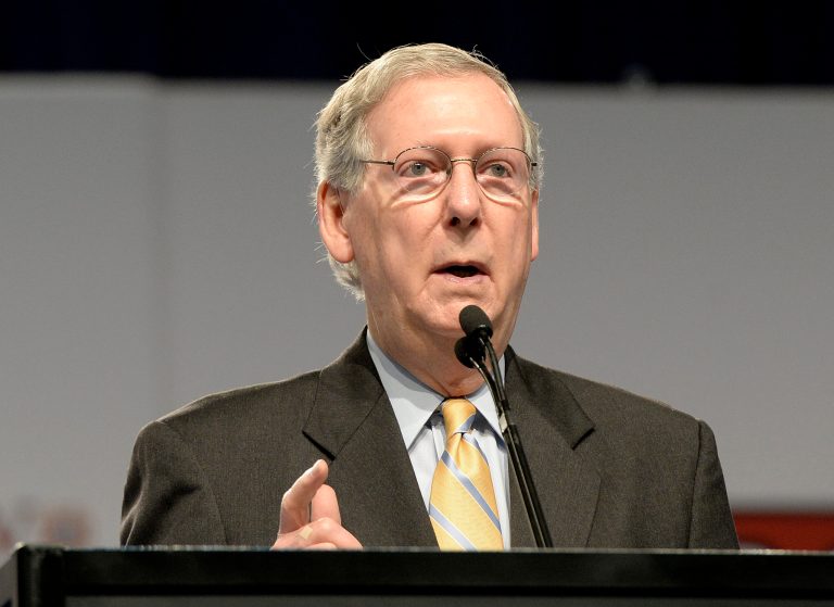 Sen. Mitch McConnell, R-Ky., released a negative campaign ad Wednesday attacking his GOP primary opponent, Matt Bevin. (AP/Timothy D. Easley)