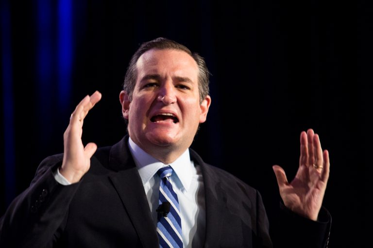 Sen. Ted Cruz is not a fan of President Obama's Syrian refugee plan. (Drew Angerer/Bloomberg)