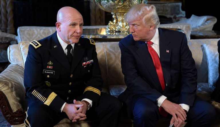 President Trump's national security adviser Lt. Gen. H.R. McMaster will brief the Senate Foreign Relations Committee Wednesday on the administration's long-awaited plan to defeat the Islamic State. (AP Photo/Susan Walsh)