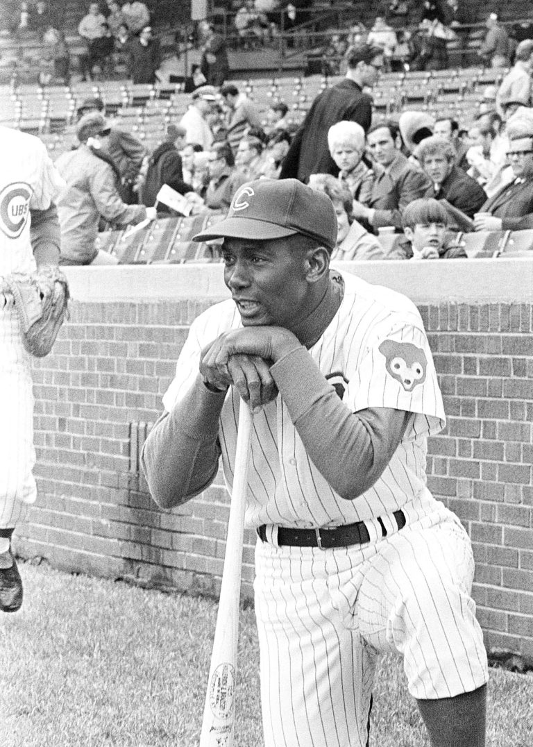 AP archive photo
Ernie Banks is best known as a dominant player, but thanks to an ejection, he also became the first black manager in the majors.