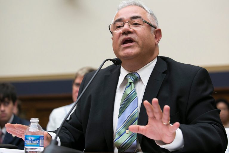 Ali Naraghi, southeast region examiner for the Consumer Financial Protection Bureau's division of Supervision, Enforcement and Fair Lending, testifies on Capitol Hill on Wednesday. (Graeme Jennings/Examiner)