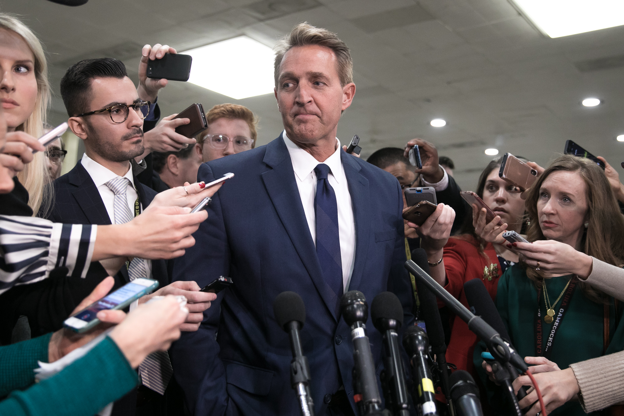 Wall Street Journal slams Flake’s ‘self-indulgence’ after blocking Trump’s court picks