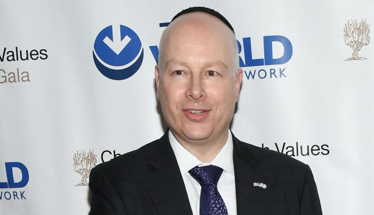 A White House official said the primary purpose of Jason Greenblatt's visit is to meet with U.S. Ambassador to Israel David Friedman. (Photo by Evan Agostini/Invision/AP)