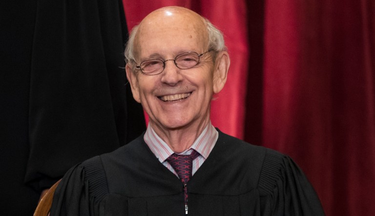 Justice Stephen Breyer said he hopes people will start deciding they want to see a more 