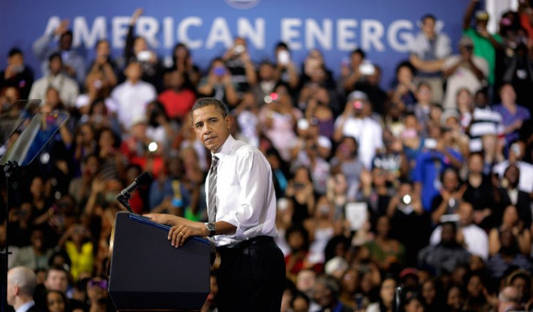 Obama likens GOP energy critics to Flat Earthers