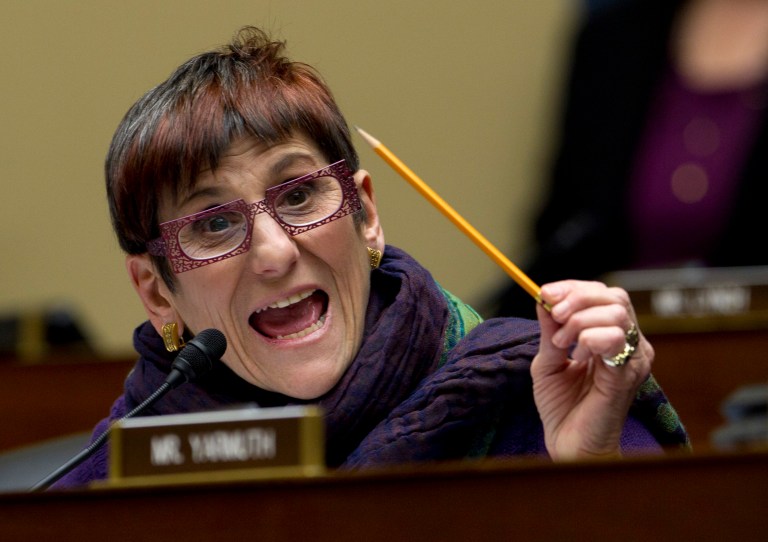 Rep. Rosa DeLauro, D-Conn., speaks on Capitol Hill last year. (AP Photo/Carolyn Kaster)