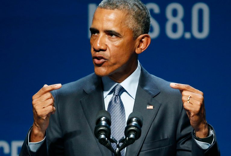 President Obama said the climate-change deal sends a strong message to businesses that the world is ready and willing to move toward a low-carbon future. (AP Photo/John Locher)