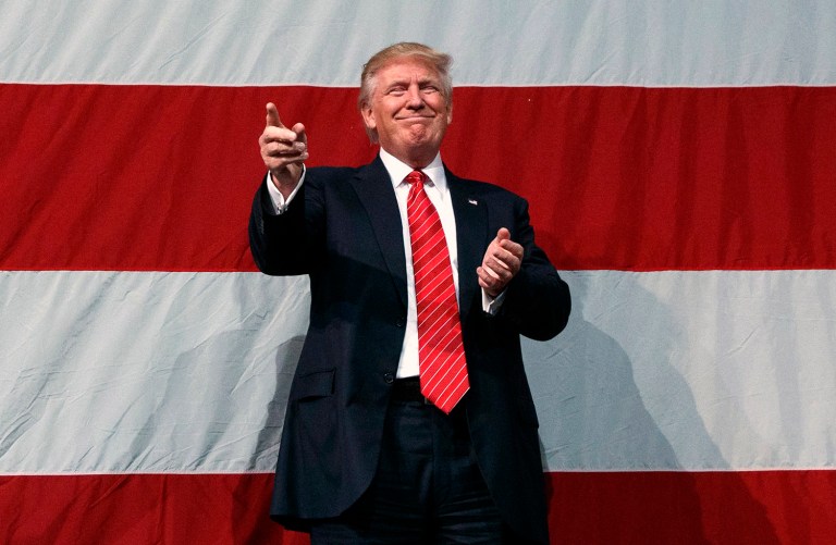 Trump's victory was assured when Texas voted to put Trump over the 270-vote threshold. (AP Photo/Evan Vucci)