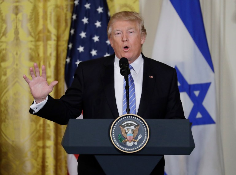 President Trump defended ousted White House national security adviser Mike Flynn on Wednesday, and claimed the media has treated him 