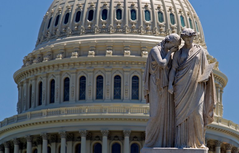 Trump's fiscal budget request is also expected to arrive in Congress on Tuesday, in a week with several highly anticipated events. (AP Photo/Jose Luis Magana)