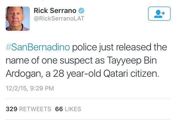 Press falls for fake shooter name after Calif. massacre