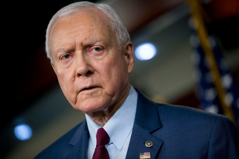 Sen. Orrin Hatch told the IRS he is 
