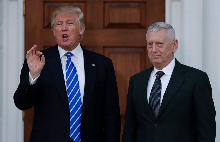 The president-elect met with retired Marine Gen. James Mattis last weekend and described him as a 