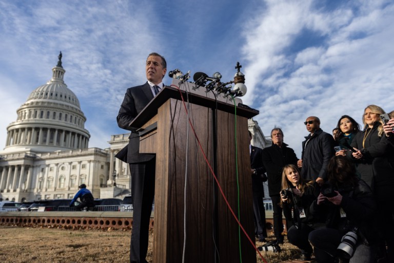 Hunter Biden at the Capitol on Dec. 13, 2023.