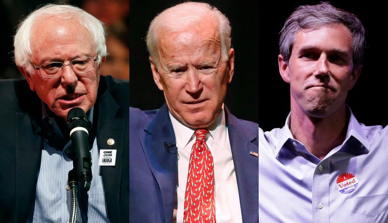 Bernie Sanders, Joe Biden, and Beto O'Rourke are all seen as front-runners in the 2020 presidential race.