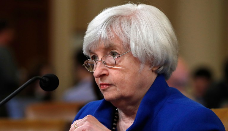 Federal Reserve Chair Janet Yellen attends a hearing of the Federal Reserve Board Joint Economic Committee, Wednesday, Nov. 29, 2017, on Capitol Hill in Washington. (AP Photo/Jacquelyn Martin)
