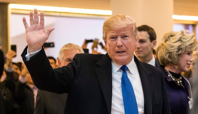 How can President Trump take that America-first attitude to the World Economic Forum in Davos, Switzerland? Simple: Just as enlightened self-interest always involves cooperation with others, so enlightened national interest involves economic and strategic cooperation with others. (Gian Ehrenzeller/Keystone via AP)