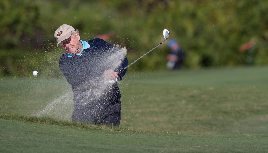 Trump seen golfing with Jack Nicklaus