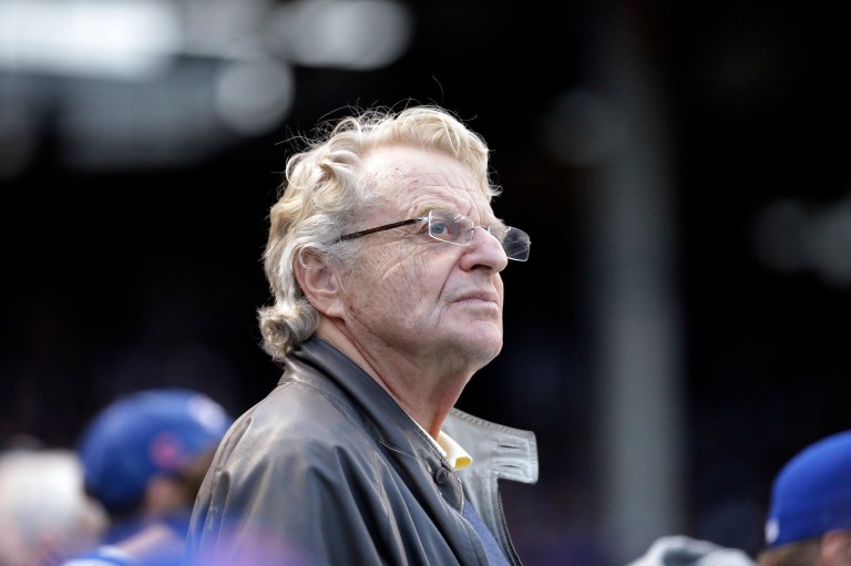 Jerry Springer says he loves Bernie Sanders' message, but Hillary Clinton has a better chance in the general election. (AP Photo/Nam Y. Huh)
