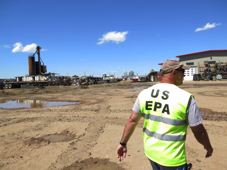 A report from the EPA's inspector general released Tuesday showed more than one-fifth of the EPA's offices were not in compliance with management integrity standards set by the agency. (AP Photo/Josh Wood)