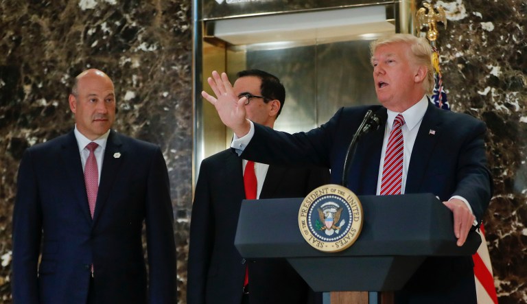 Cohn has not publicly expressed his disapproval with Trump's comments. (AP Photo/Pablo Martinez Monsivais)