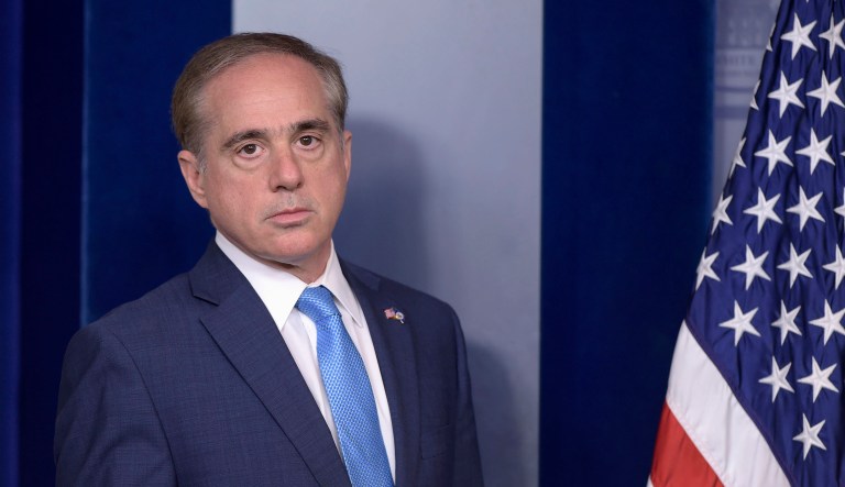 Department of Veterans Affairs Secretary David Shulkin was challenged Monday by a VA whistleblower who asked why he was still facing retaliation by the department, even though VA policy prohibits actions against officials who highlight problems within the agency. (AP Photo/Susan Walsh)