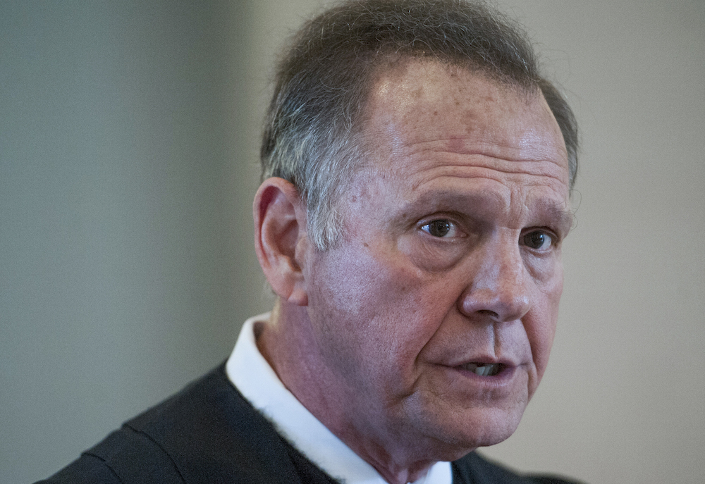 Alabama Chief Justice Moore suspended for refusing to implement gay marriage