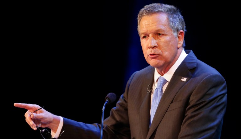 Ohio Gov. John Kasich called for Republican Senate leaders to scrap their healthcare reform bill and work with Democrats on a bipartisan solution. (AP Photo/Ron Schwane)