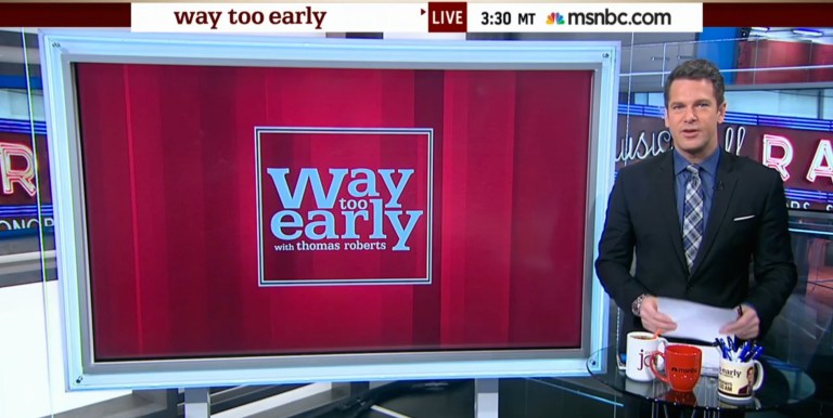 MSNBC's Thomas Roberts has been tapped to take over the network's 1-3 p.m. block, replacing soon-to-be-canceled shows 