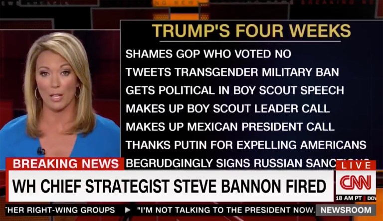 It took Brooke Baldwin more than two minutes to list all the controversies of the last month. (Screenshot/CNN)