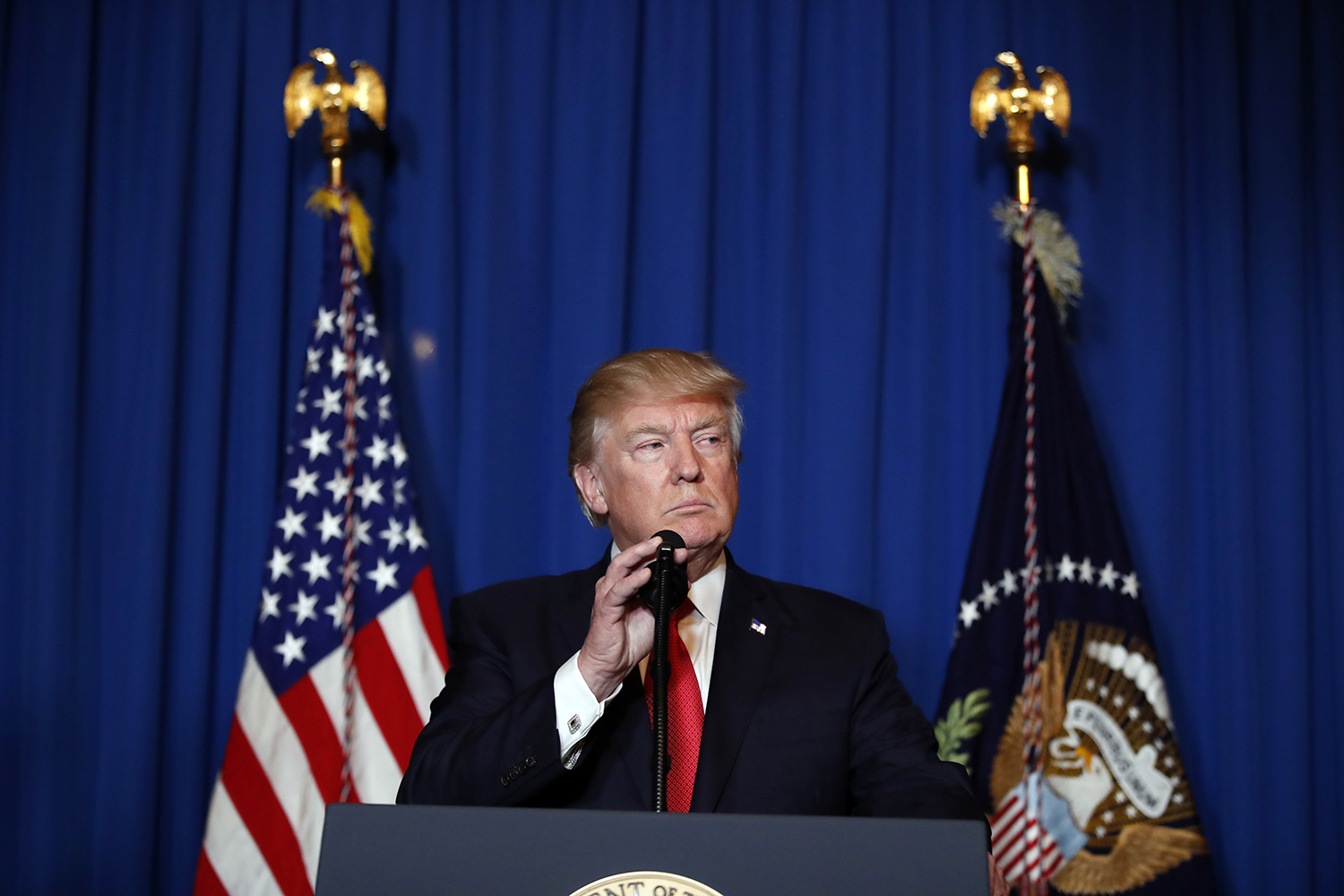 US allies line up behind Trump after strikes against Syria