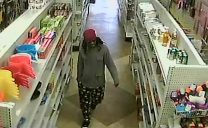 Suspect sought in Dollar Deal armed robbery