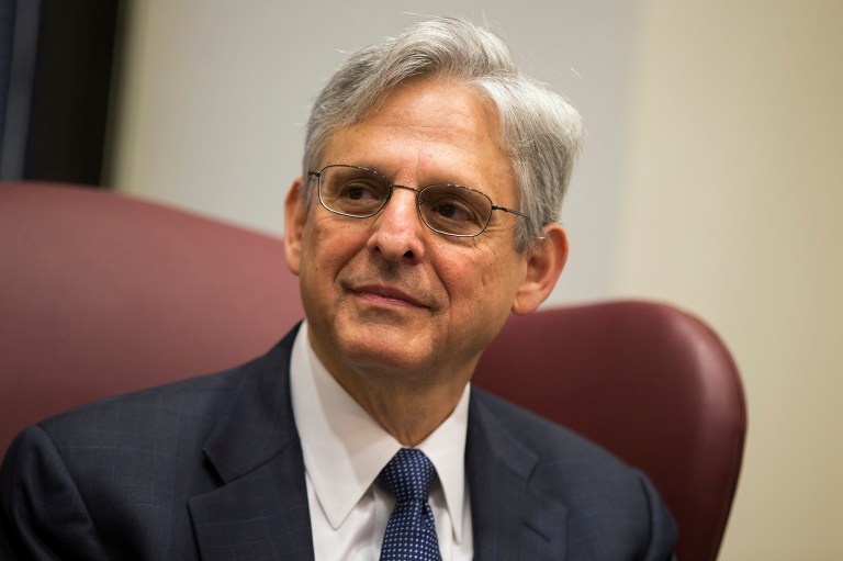 A plurality of voters in the swing states of Florida, Ohio and Pennsylvania say they support President Obama's Supreme Court nominee, Merrick Garland. (AP Photo/Evan Vucci, File)