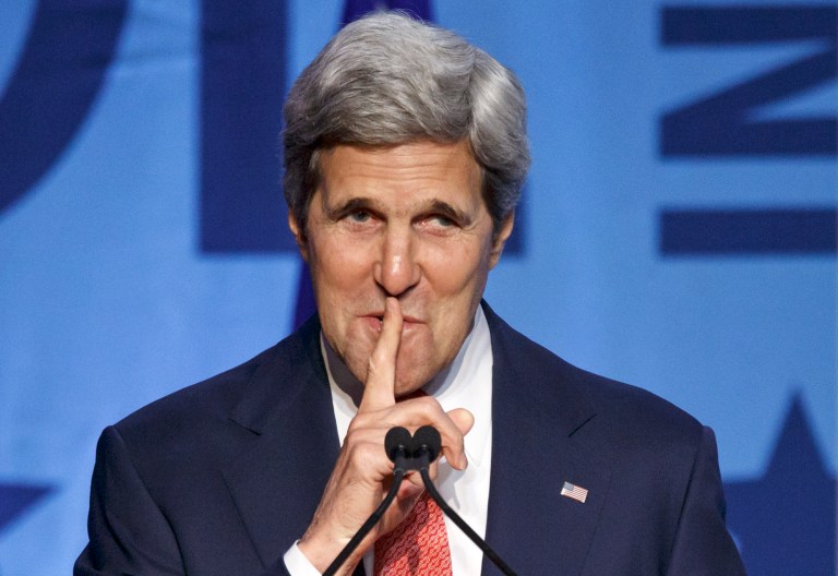 In a rare apology sent out in a statement by the State Department Monday night, John Kerry said if he 
