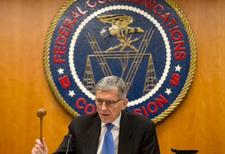 The Federal Communications Commission assumed authority to regulate privacy practices when it voted last year to reclassify broadband providers as public utilities. (AP Photo/Pablo Martinez Monsivais)
